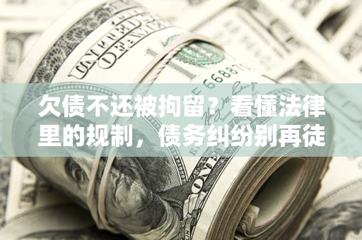 北京欠债不还被拘留？看懂法律里的规制，债务纠纷别再徒劳奔波