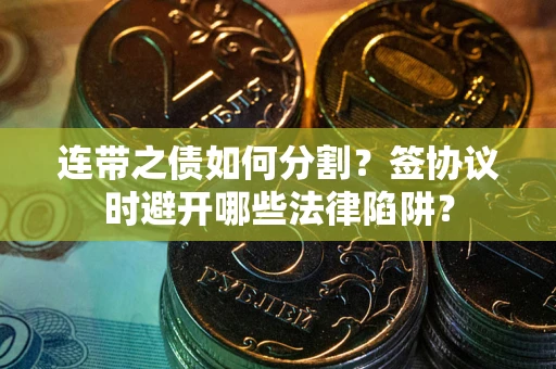 北京连带之债如何分割？签协议时避开哪些法律陷阱？