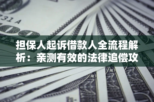 北京担保人起诉借款人全流程解析：亲测有效的法律追偿攻略