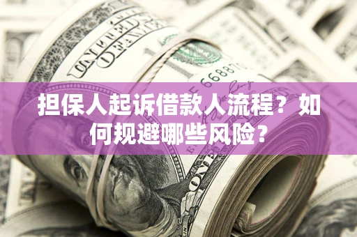 北京担保人起诉借款人流程？如何规避哪些风险？