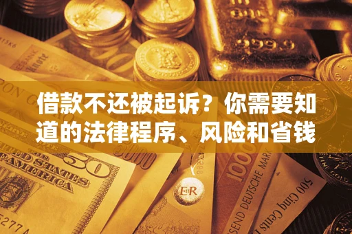 北京借款不还被起诉？你需要知道的法律程序、风险和省钱技巧